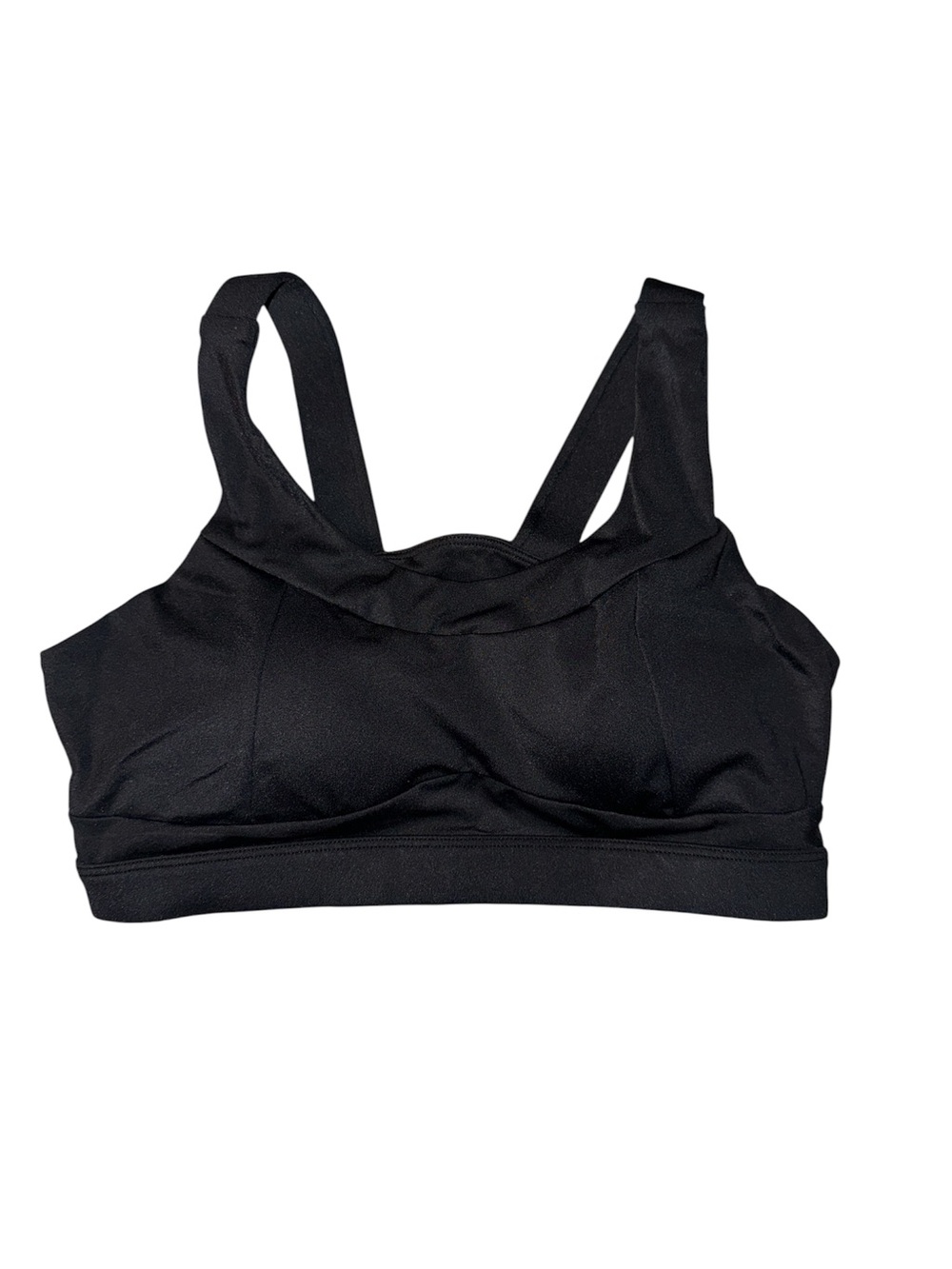 Running Girl Black Supportive Sports Bra size small